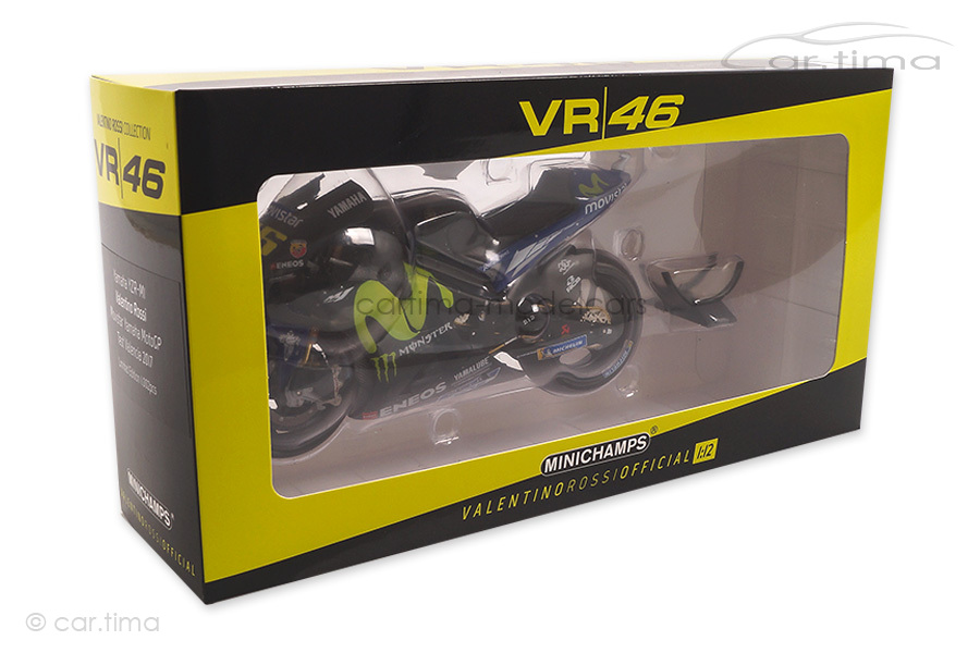 Yamaha YZR-M1 Moto GP Valencia 2017 Valentino Rossi Minichamps 1:12 122183946 Yamaha YZR-M1 Moto GP Valencia 2017 Valentino Rossi Minichamps 1:12 122183946