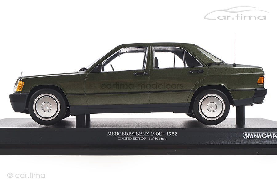 Mercedes-Benz 190E (W201) 1982 grün met. Minichamps 1:18 155037001