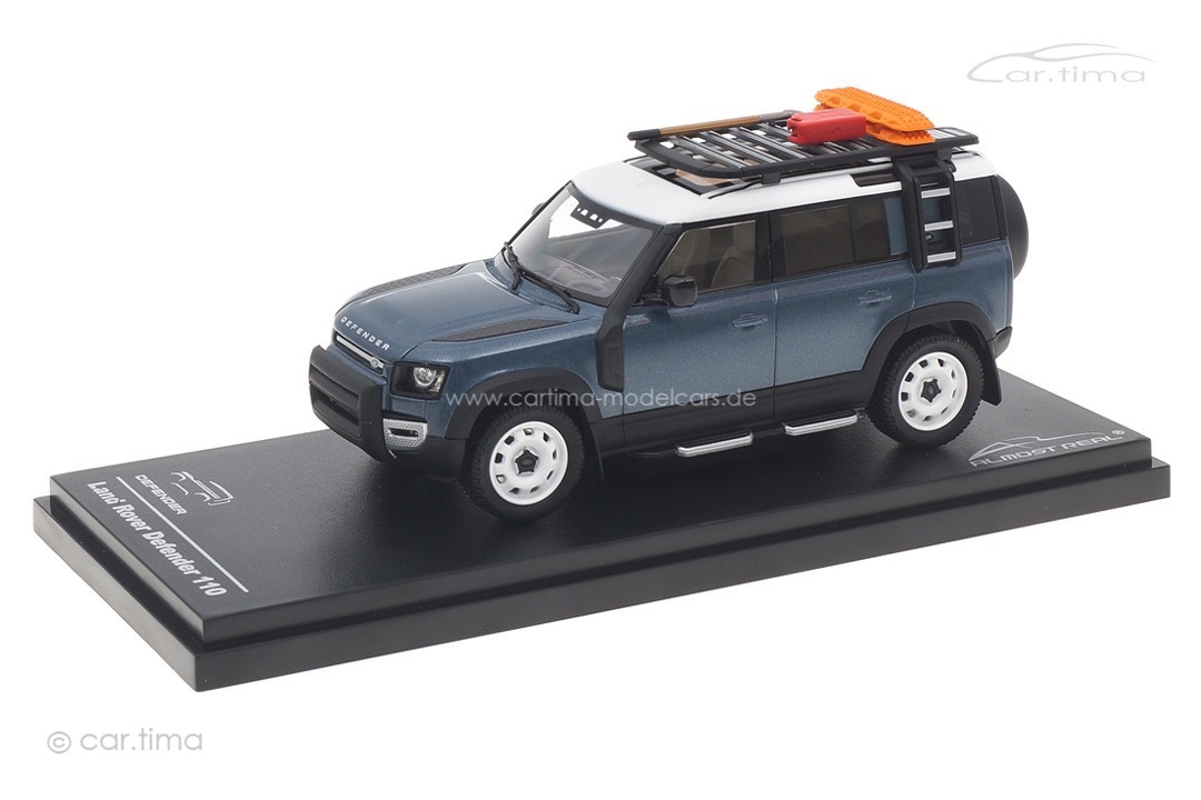 Land Rover Defender 110 2020 Tasman Blue Almost Real 1:43 410802