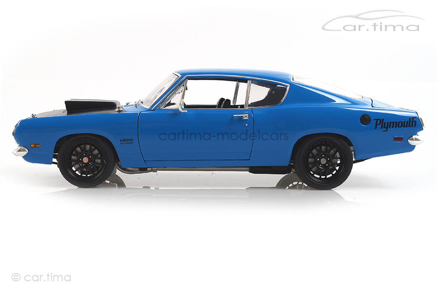 Plymouth Hemi Cuda Street Fighter blau ACME 1:18 A1806117 Plymouth Hemi Cuda Street Fighter blau ACME 1:18 A1806117