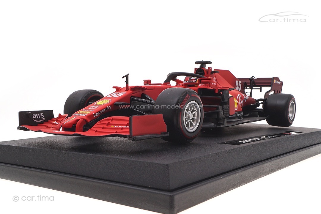 Ferrari SF21 GP 2021 Mission Winnow Carlos Sainz Bburago 1:18 18-16809S Ferrari SF21 GP 2021 Mission Winnow Carlos Sainz Bburago 1:18 18-16809S