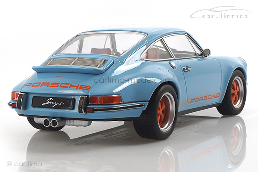 Singer Porsche 911 Gulf blau KK Scale 1:18 KKDC180441