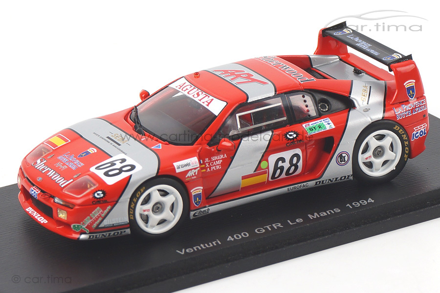 Venturi 400 GTR 24h Le Mans 1994 Camp/Puig/Sirera Spark 1:43 S2283 Venturi 400 GTR 24h Le Mans 1994 Camp/Puig/Sirera Spark 1:43 S2283