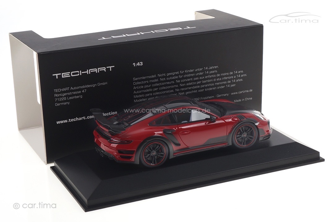 TECHART GTstreet R Karminrot TECHART Collection 1:43 091.992.143.003 TECHART GTstreet R Karminrot TECHART Collection 1:43 091.992.143.003