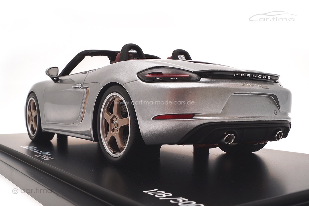 Porsche Boxster 982 25 Jahre Sondermodell GT-Silber Spark 1:18 WAP0212020NB25