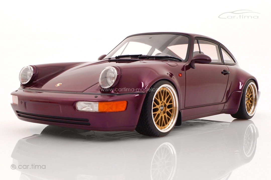 Porsche 911 (964) Carrera 4 WTL Amethyst met. BBS Le Mans Alufelgen car.tima CUSTOMIZED 1:18 Porsche 911 (964) Carrera 4 WTL Amethyst met. BBS Le Mans Alufelgen car.tima CUSTOMIZED 1:18