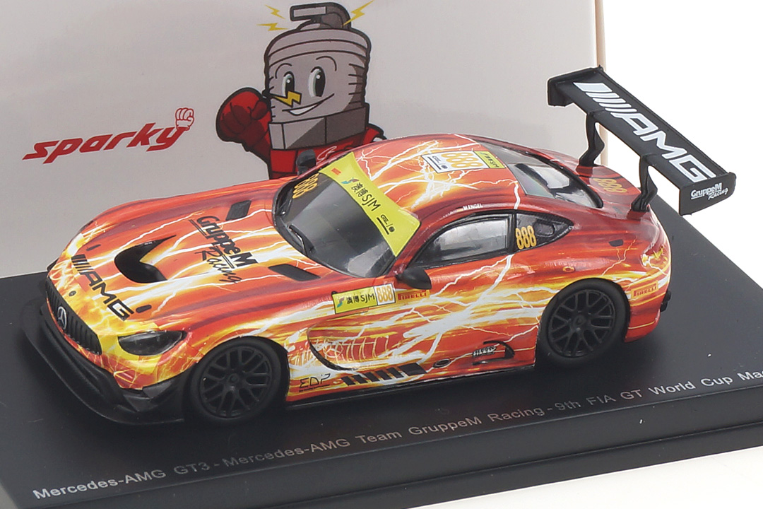 Mercedes-AMG GT3 Macau 2019 Maro Engel Spark 1:64 Y169 Mercedes-AMG GT3 Macau 2019 Maro Engel Spark 1:64 Y169