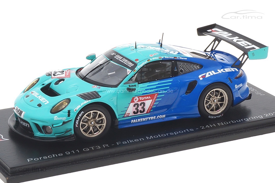 Porsche 911 GT3 R 24h Nürburgring 2020 Bachler/Dumbreck/Müller/Ragginger Spark 1:43 SG689