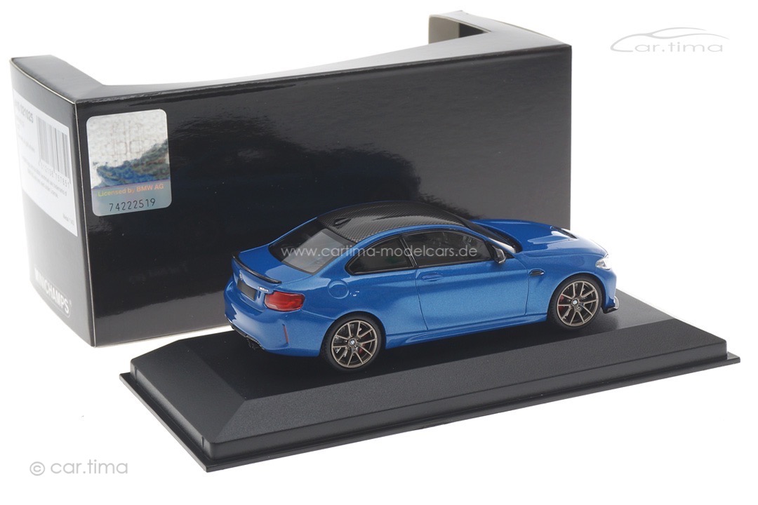 BMW M2 CS Misanoblaumet. Minichamps 1:43 410021025 BMW M2 CS Misanoblaumet. Minichamps 1:43 410021025