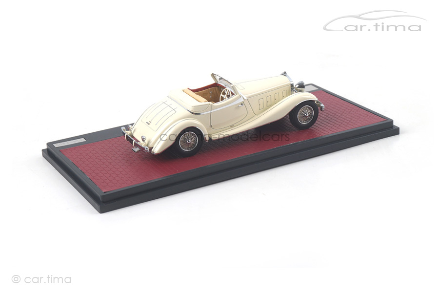 Delage D8S De Villars Roadster 1933 weiß Matrix Scale Models 1:43 MX50407-031