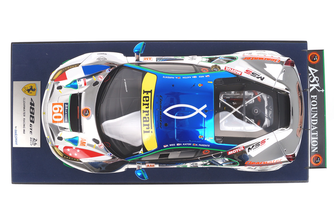 Ferrari 488 GT3 24h Le Mans 2017 Katoh/Parente/Wee LookSmart 1:18 LS18LM012 Ferrari 488 GT3 24h Le Mans 2017 Katoh/Parente/Wee LookSmart 1:18 LS18LM012