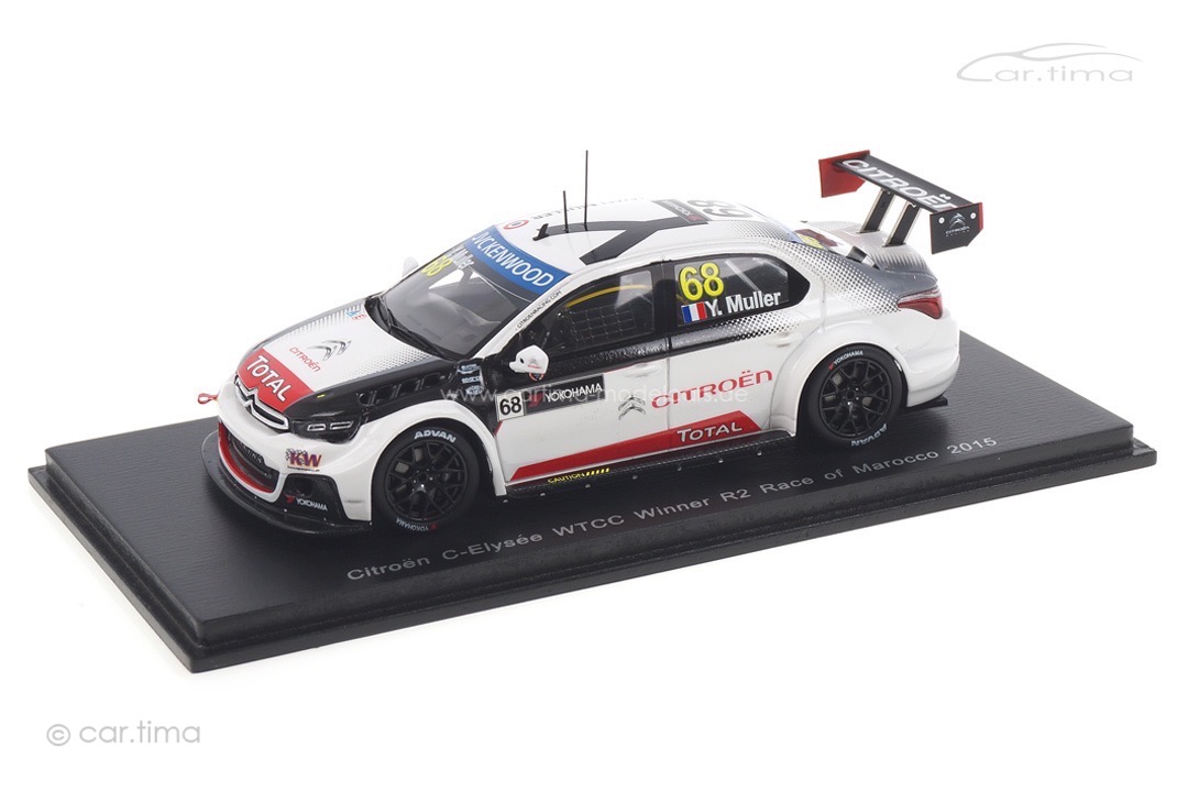Citroen C-Elysée Winner WTCC Marokko 2015 Ivan Muller Spark 1:43 S4525 Citroen C-Elysée Winner WTCC Marokko 2015 Ivan Muller Spark 1:43 S4525