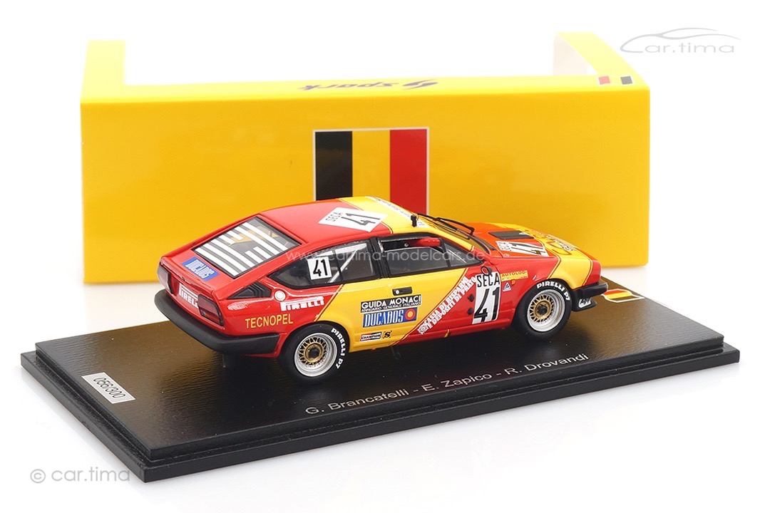 Alfa Romeo GTV6 24h Spa 1983 Brancatelli/Drovandi/Zapico Spark 1:43 SB545
