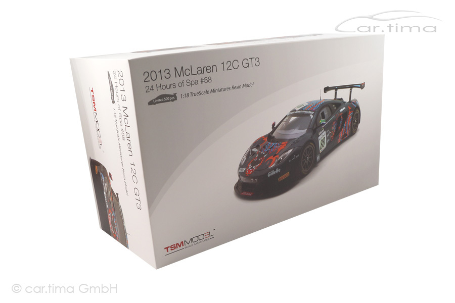 McLaren MP4-12C GT3 24h Spa 2013 Barff/Goodwin/Senna TSM 1:18 TSM141823R