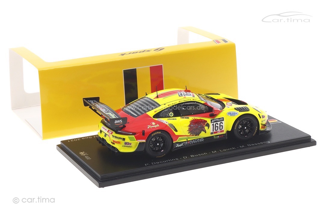 Porsche 911 GT3 R 24h Spa 2021 Decurtins/Busch/Lauck/Basseng Spark 1:43 SB456 Porsche 911 GT3 R 24h Spa 2021 Decurtins/Busch/Lauck/Basseng Spark 1:43 SB456