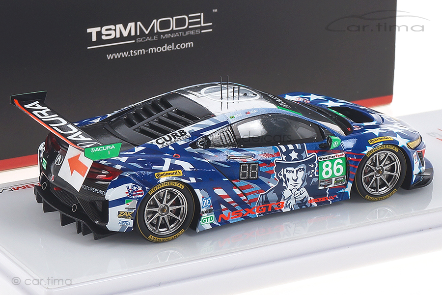 Acura NSX GT3 IMSA Championship Watkins Glen 2017 TSM 1:43 TSM430384 Acura NSX GT3 IMSA Championship Watkins Glen 2017 TSM 1:43 TSM430384