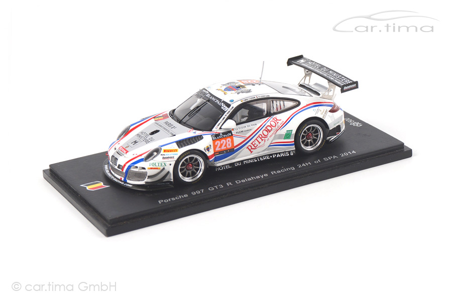 Porsche 911 (997 II) GT3 R 24h Spa 2014 Bordet/Lemeret/Al Azhari Spark 1:43 SB084 Porsche 911 (997 II) GT3 R 24h Spa 2014 Bordet/Lemeret/Al Azhari Spark 1:43 SB084