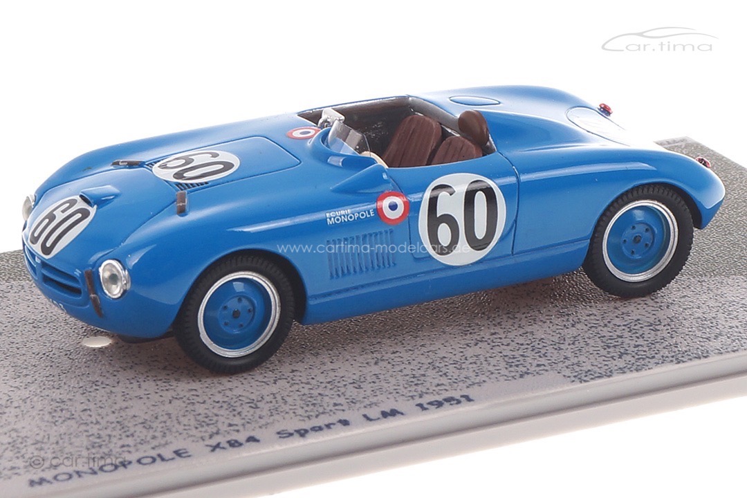 Monopole X84 Sport 24h Le Mans 1951 Hemard/de Montremy Bizarre 1:43 BZ529