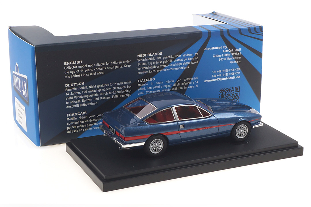 Volvo GTZ Zagato blau Avenue43 1:43 60055 Volvo GTZ Zagato blau Avenue43 1:43 60055