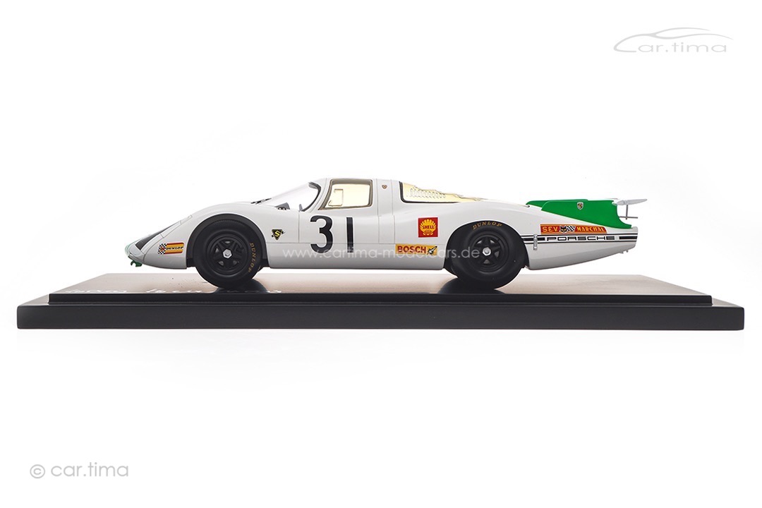 Porsche 908 24h Le Mans 1968 Herrmann/Siffert Originalsignatur Hans Herrmann Spark 1:18 18S517-SIGN