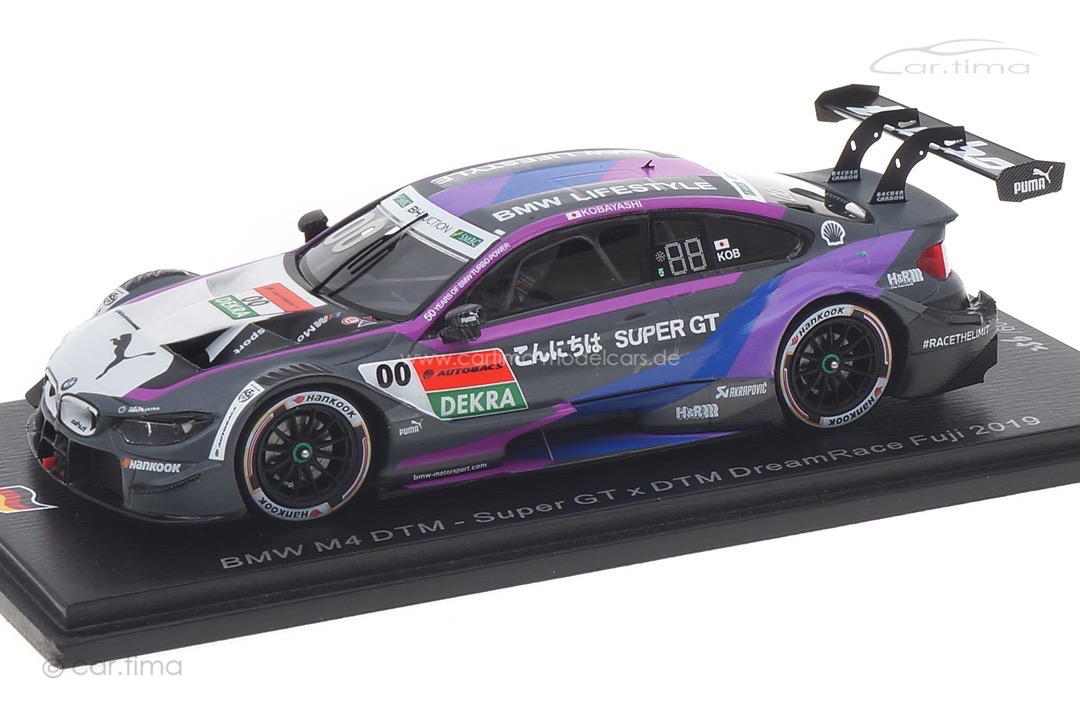 BMW M4 DTM Super GT x DTM Dream Race Fuji 2019 Kamui Kobayashi Spark 1:43 SG643 BMW M4 DTM Super GT x DTM Dream Race Fuji 2019 Kamui Kobayashi Spark 1:43 SG643