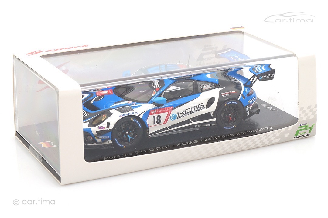 Porsche 911 GT3 R 24h Nürburgring 2022 Olsen/Bamber/Tandy Spark 1:43 SG860