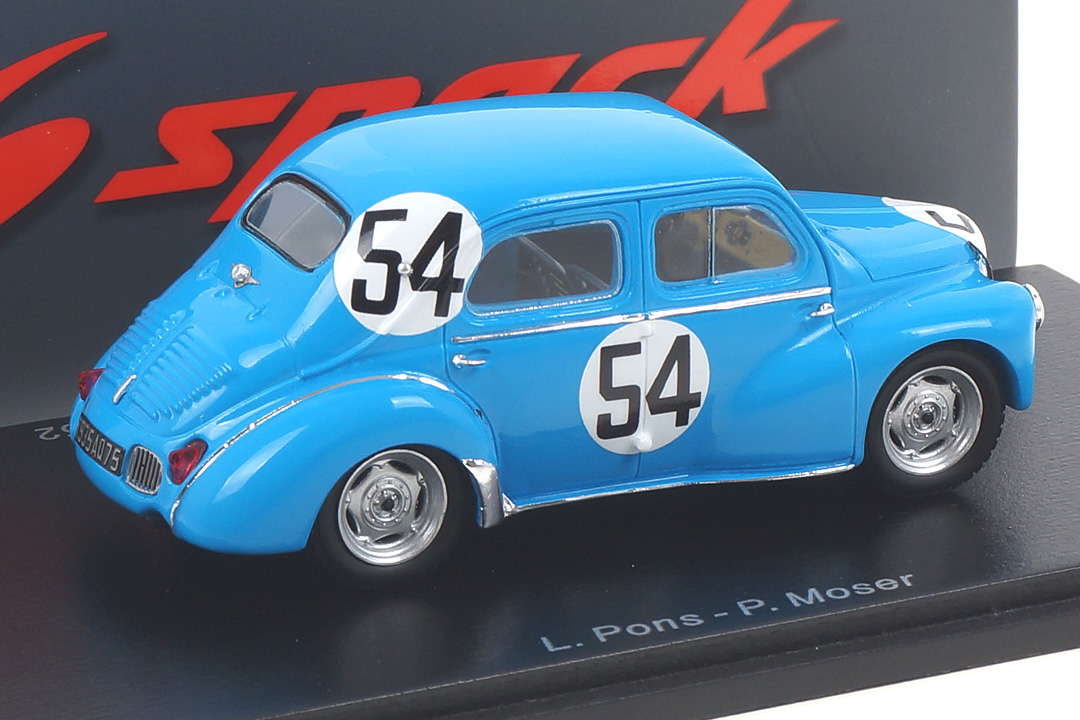 Renault 4CV 1063 24h Le Mans 1952 Pons/Moser Spark 1:43 S5224 Renault 4CV 1063 24h Le Mans 1952 Pons/Moser Spark 1:43 S5224
