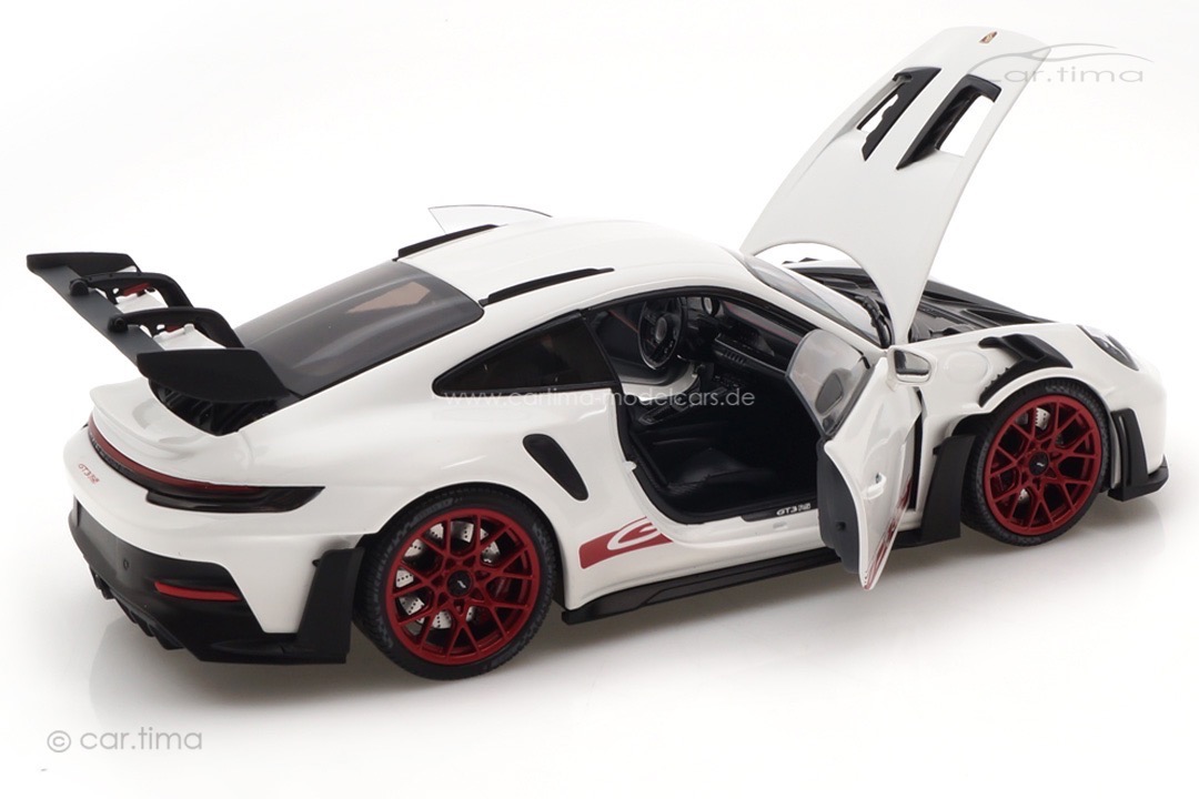 Porsche 911 (992) GT3 RS Weiß/Pyrorot Minichamps 1:18 113062028