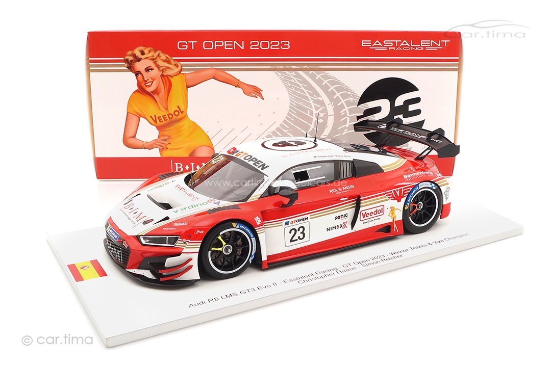 Audi R8 LMS GT3 evo II GT Open 2023 Eastalent Racing Spark 1:18 FF035