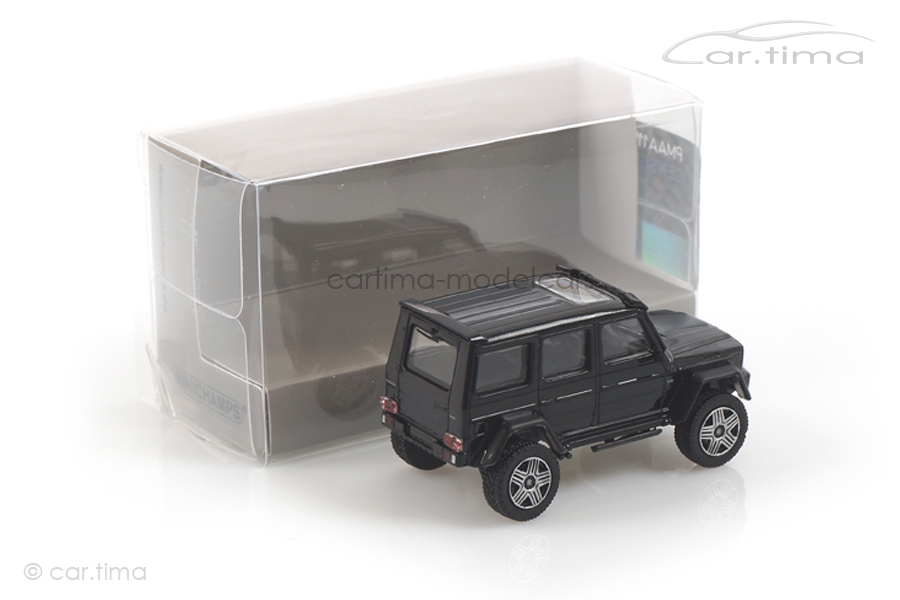 Brabus 4×4² Basis Mercedes-Benz G 500 4×4² schwarz Minichamps 1:87 870037204