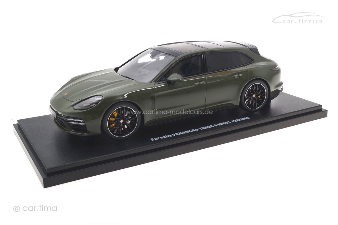 Porsche Panamera Turbo S Sport Turismo 2021 Nato Olive GT Spirit 1:18 GT447 Porsche Panamera Turbo S Sport Turismo 2021 Nato Olive GT Spirit 1:18 GT447