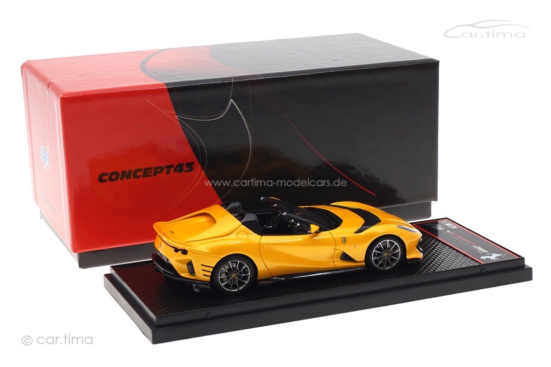 Ferrari 812 Competizione A Spider Giallo Tristrato BBR 1:43 BBRC263A Ferrari 812 Competizione A Spider Giallo Tristrato BBR 1:43 BBRC263A