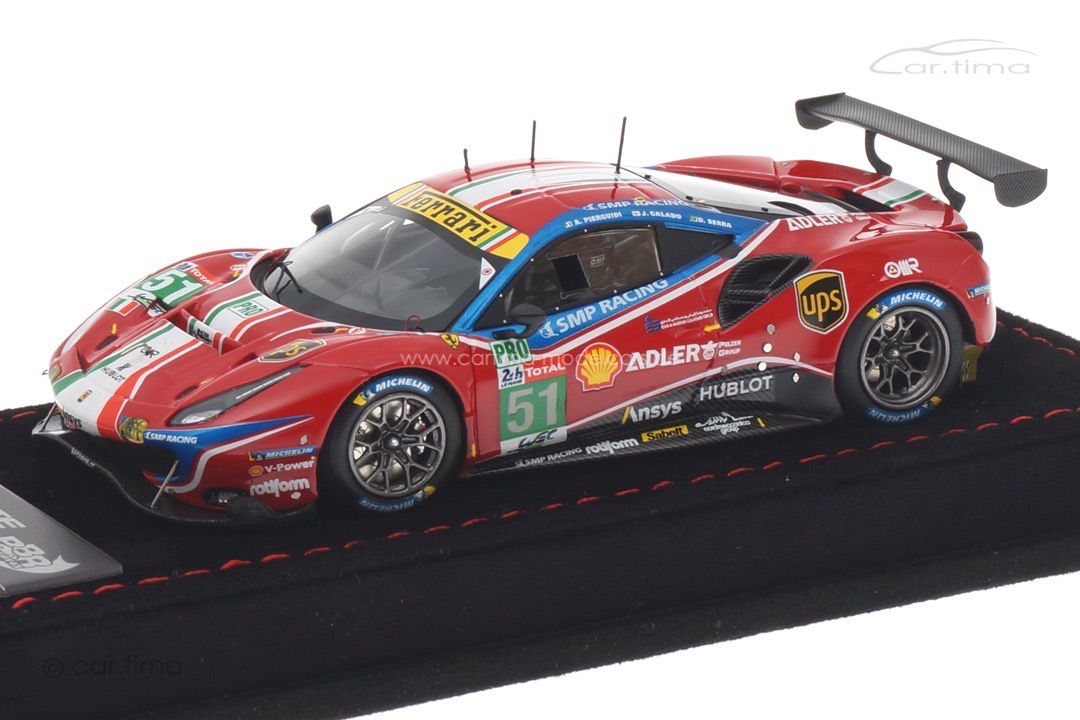 Ferrari 488 GTE Evo 24h Le Mans 2020 Calado/Pier Guidi/Sierra BBR 1:43 BBRC252