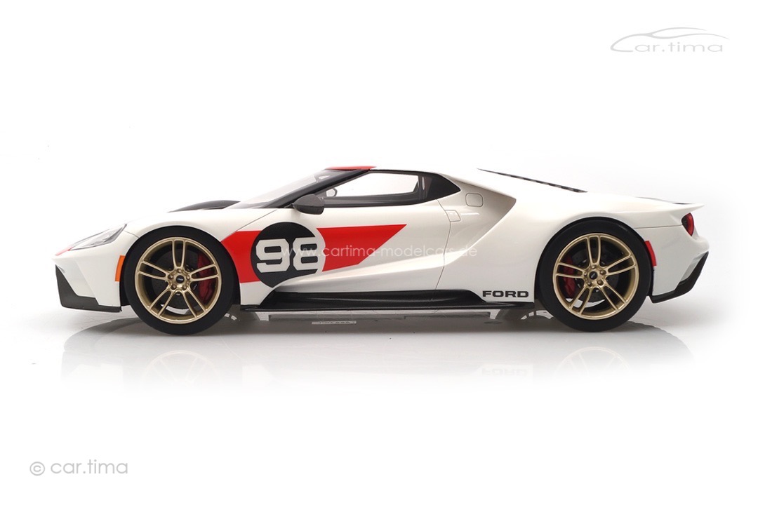 Ford GT Coupe 2021 Heritage Edition #98 white/black TopSpeed 1:18 TS0317 Ford GT Coupe 2021 Heritage Edition #98 white/black TopSpeed 1:18 TS0317