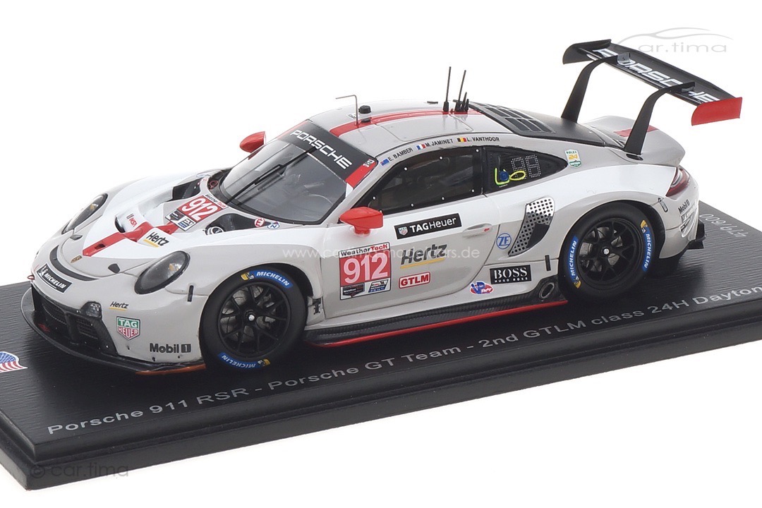 Porsche 911 RSR 24h Daytona 2020 Bamber/Jaminet/Vanthoor Spark 1:43 US121 Porsche 911 RSR 24h Daytona 2020 Bamber/Jaminet/Vanthoor Spark 1:43 US121