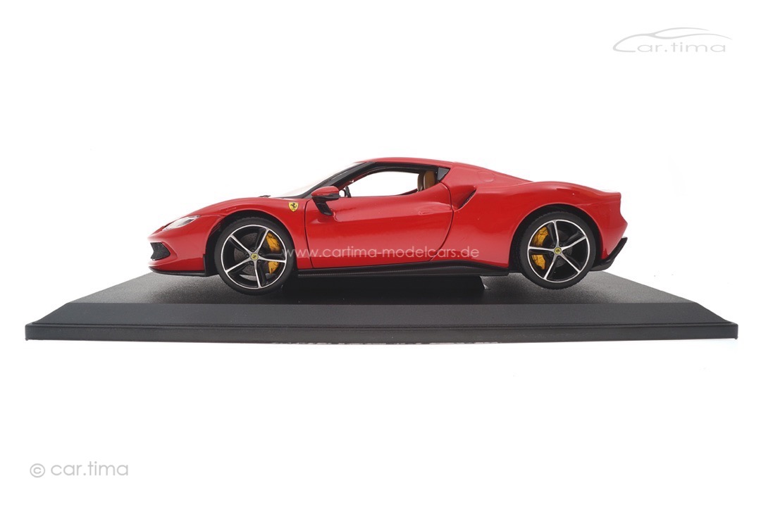 Ferrari 296 GTB Hybrid 830HP V6 2022 rot Bburago 1:18 18-16018 Ferrari 296 GTB Hybrid 830HP V6 2022 rot Bburago 1:18 18-16018