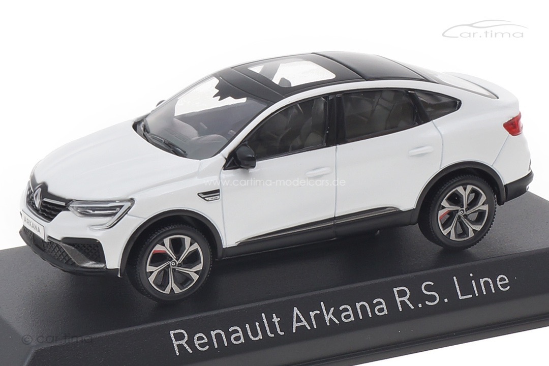 Renault Arkana R.S. Line 2021 Pearl White Norev 1:43 517685 Renault Arkana R.S. Line 2021 Pearl White Norev 1:43 517685