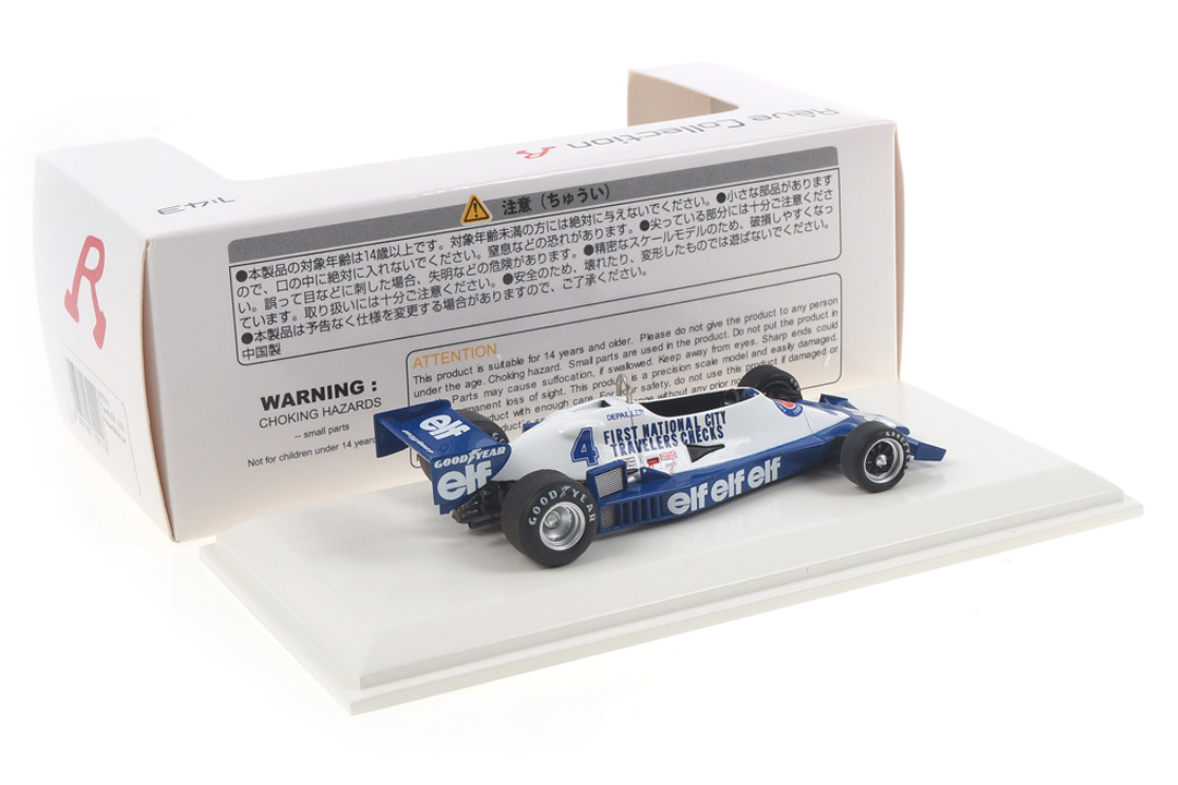 Tyrrell 008 Presentation 1978 Patrick Depailler Reve Collection 1:43 R70111 Tyrrell 008 Presentation 1978 Patrick Depailler Reve Collection 1:43 R70111