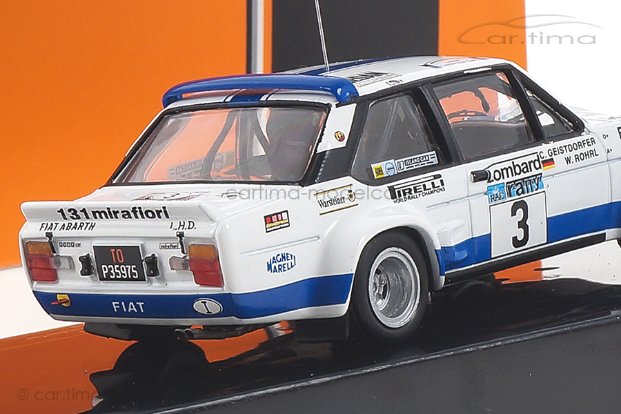 Fiat 131 Abarth RAC Rally 1979 Röhrl/Geistdörfer IXO 1:43 RAC259 Fiat 131 Abarth RAC Rally 1979 Röhrl/Geistdörfer IXO 1:43 RAC259