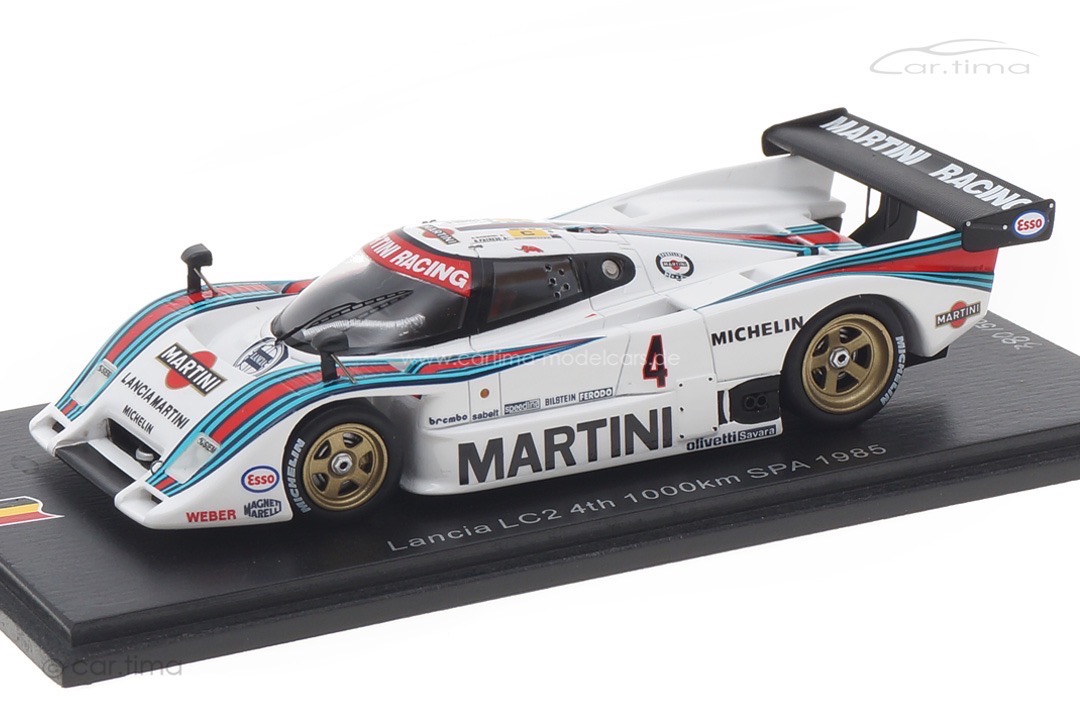 Lancia LC2 1000km Spa 1985 Patrese/Nannini/Baldi Spark 1:43 SB228 Lancia LC2 1000km Spa 1985 Patrese/Nannini/Baldi Spark 1:43 SB228
