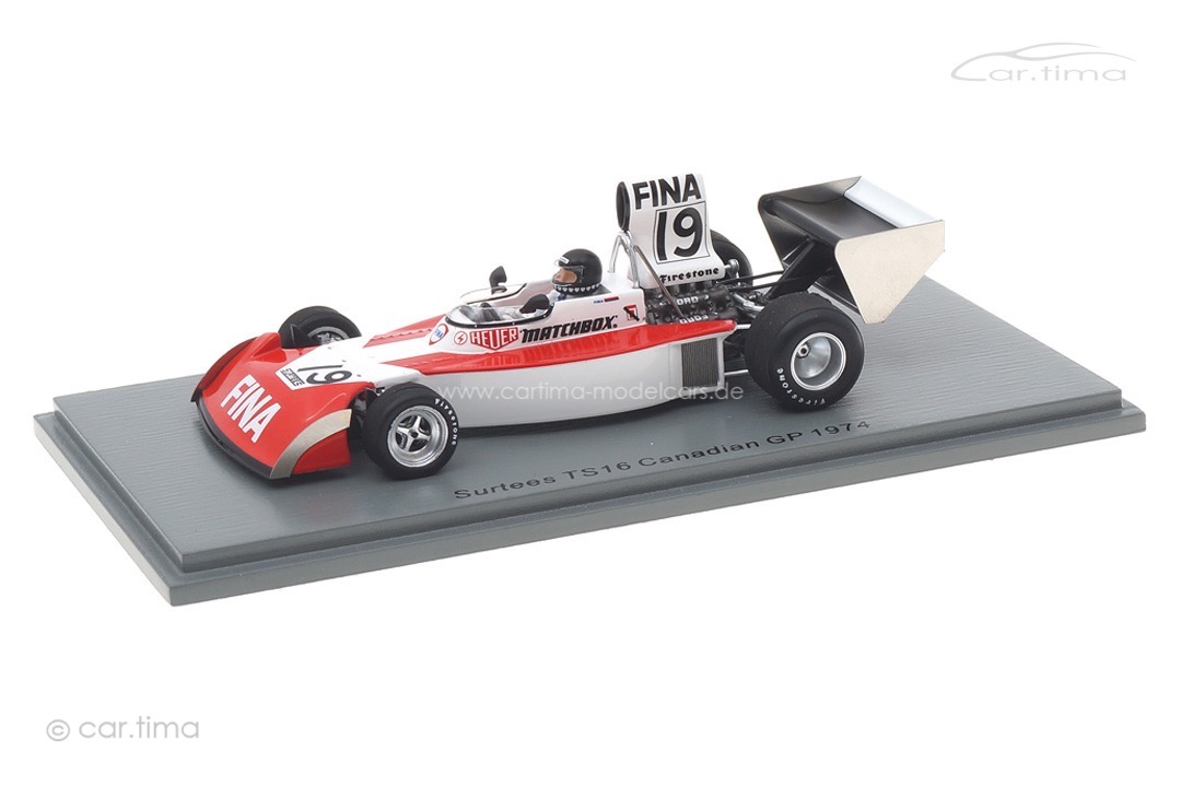 Surtees TS16 GP Kanada 1974 Helmuth Koinigg Spark 1:43 S9657 Surtees TS16 GP Kanada 1974 Helmuth Koinigg Spark 1:43 S9657