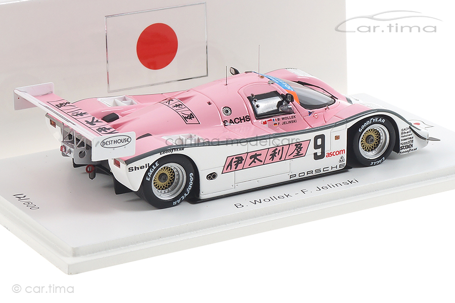 Porsche 962 C 1000 km Fuji 1989 Jelinski/Wollek Spark 1:43 SJ082 Porsche 962 C 1000 km Fuji 1989 Jelinski/Wollek Spark 1:43 SJ082