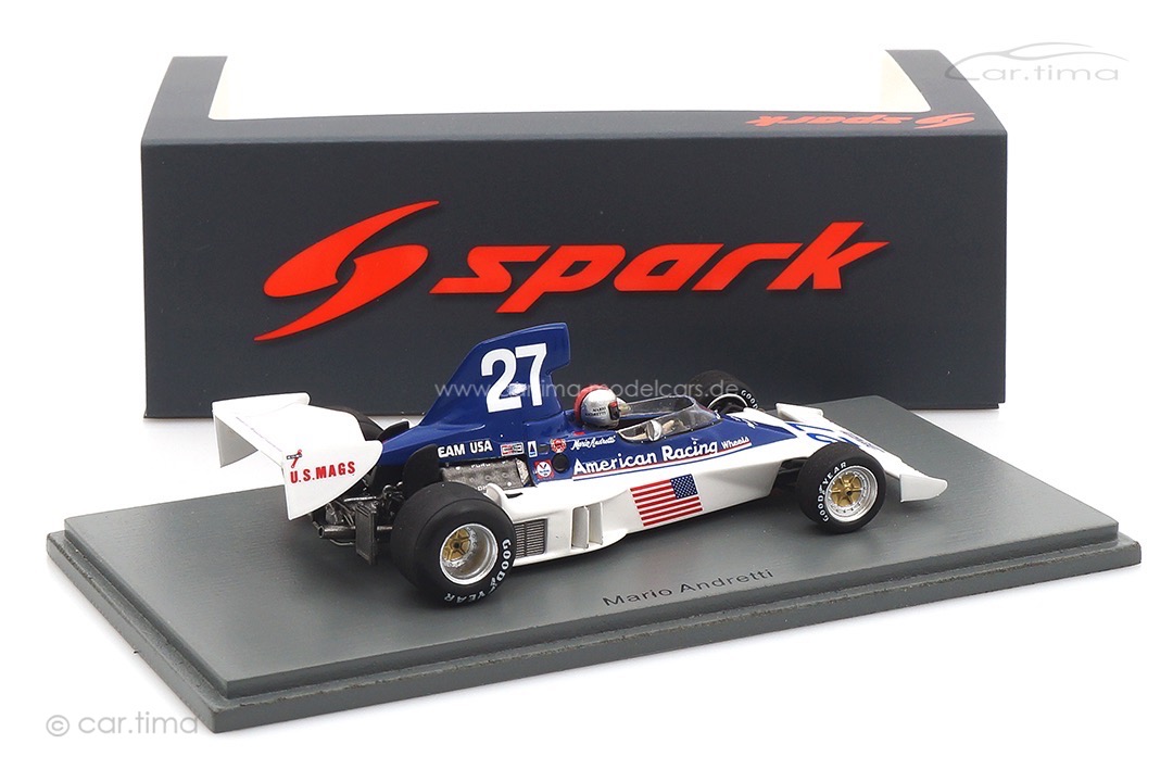 Parnelli VPJ4B GP Long Beach 1976 Mario Andretti Spark 1:43 S1891