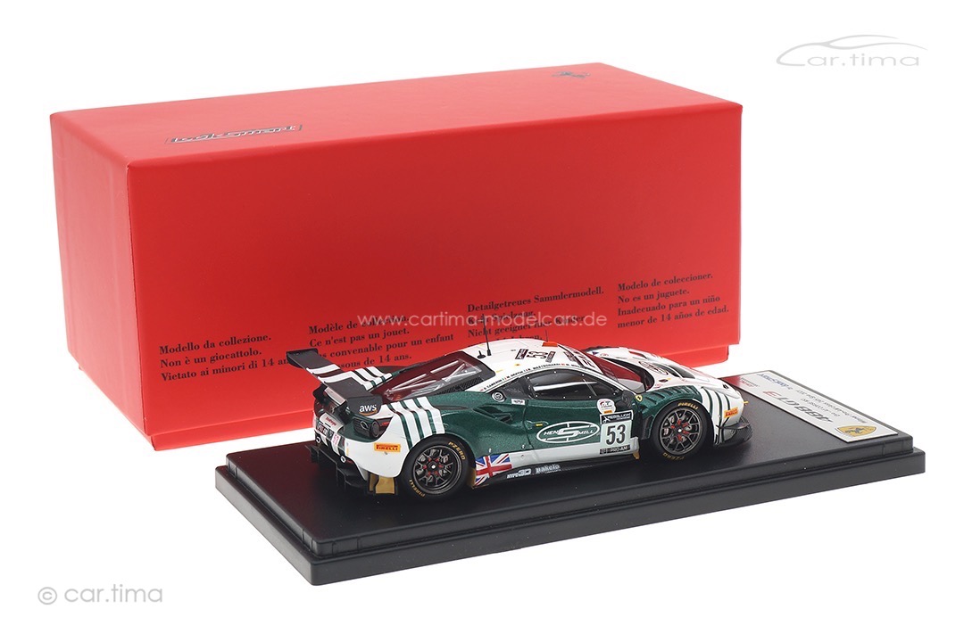 Ferrari 488 GT3 Winner PRO-AM class 24h Spa 2021 Cameron/Mastronardi/Griffin/Molina Looksmart 1:43 Ferrari 488 GT3 Winner PRO-AM class 24h Spa 2021 Cameron/Mastronardi/Griffin/Molina Looksmart 1:43