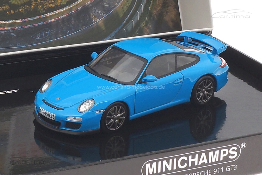 Porsche 911 (997 II) GT3 25th Anniversary 1999-2024 Miami Blue Minichamps 1:43 400068025 Porsche 911 (997 II) GT3 25th Anniversary 1999-2024 Miami Blue Minichamps 1:43 400068025