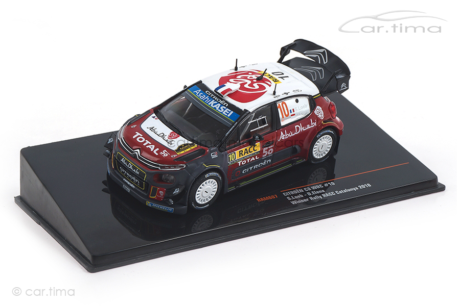 Citroen C3 WRC Rallye Catalunya 2018 Loeb/Elena IXO 1:43 RAM687 Citroen C3 WRC Rallye Catalunya 2018 Loeb/Elena IXO 1:43 RAM687