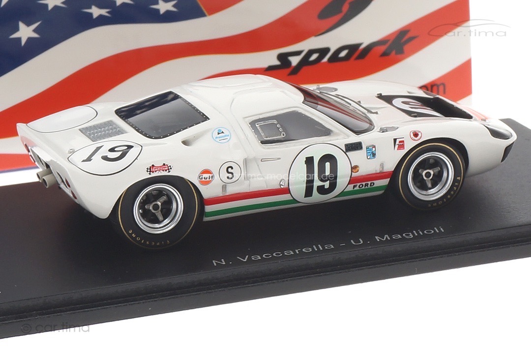Ford GT40 12h Sebring 1967 Vaccarella/Maglioli Spark 1:43 US252 Ford GT40 12h Sebring 1967 Vaccarella/Maglioli Spark 1:43 US252