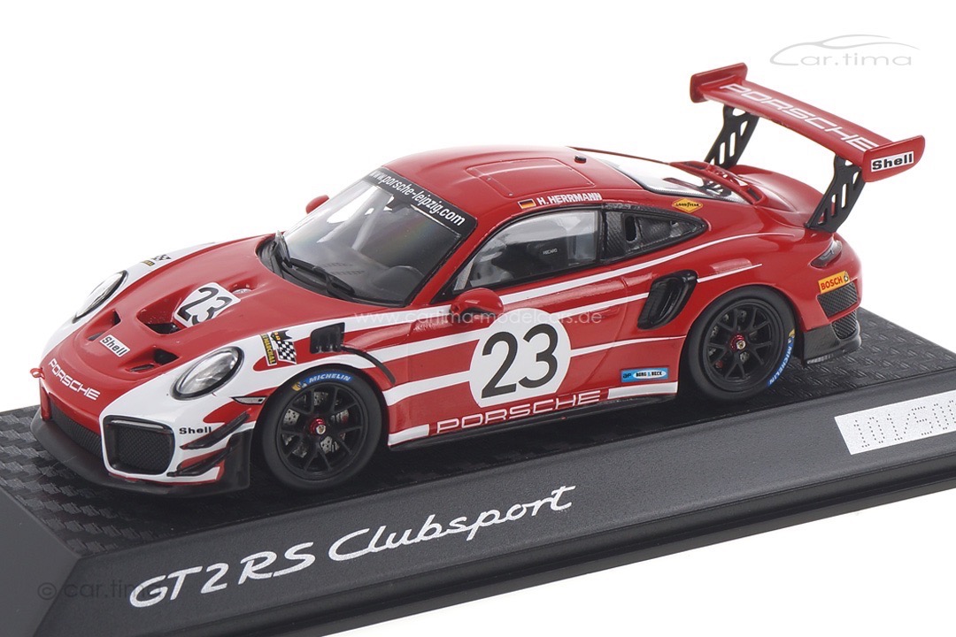 Porsche 911 GT2 RS Clubsport Salzburg Design Porsche Leipzig Spark 1:43 WAXL2000006