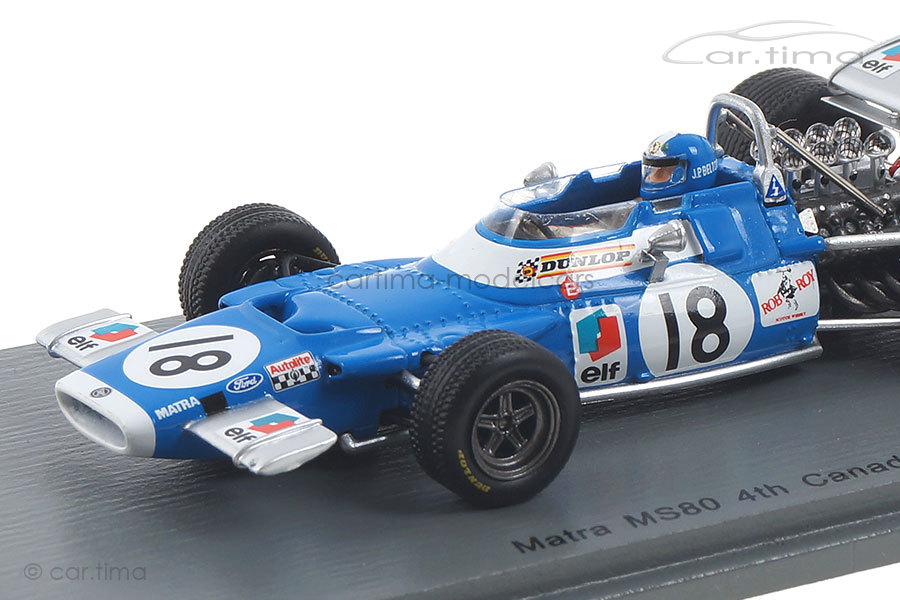 Matra MS80 GP Canada 1969 Jean-Pierre Beltoise Spark 1:43 S7194