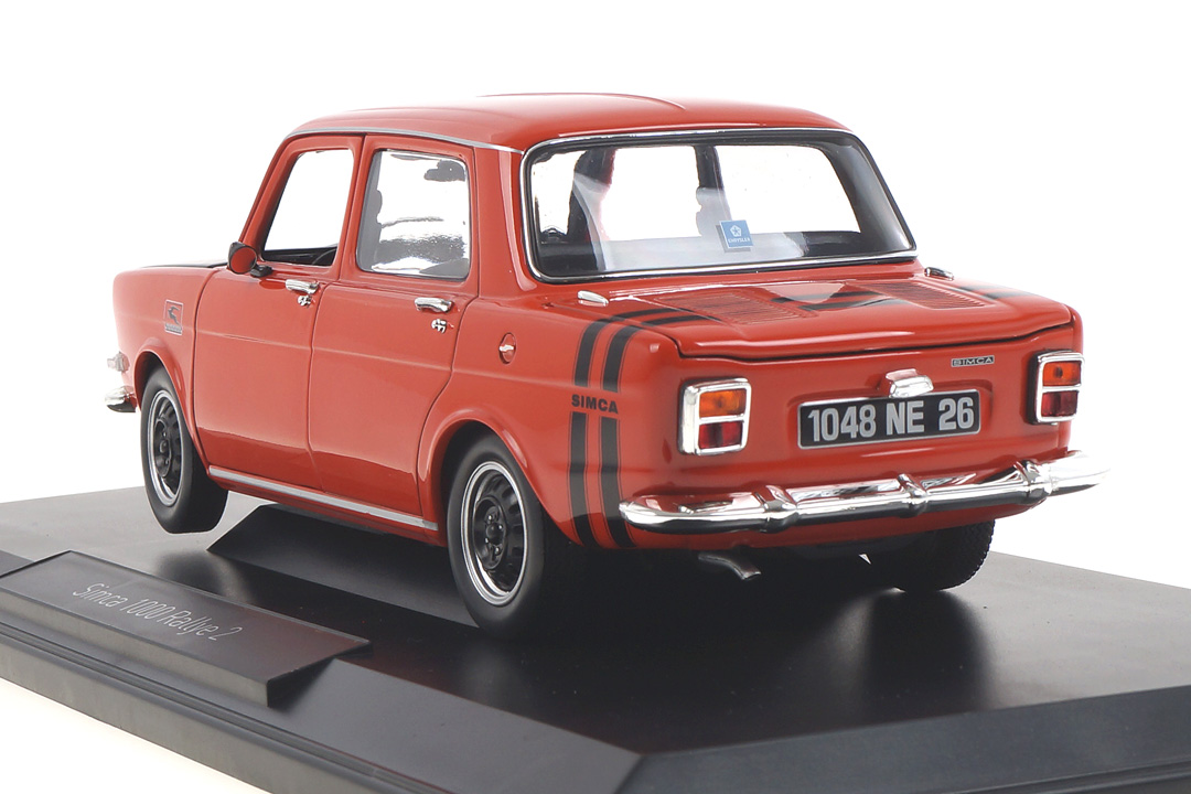 Simca 1000 Rallye 2 1971 Sarde Red Norev 1:18 185700 Simca 1000 Rallye 2 1971 Sarde Red Norev 1:18 185700